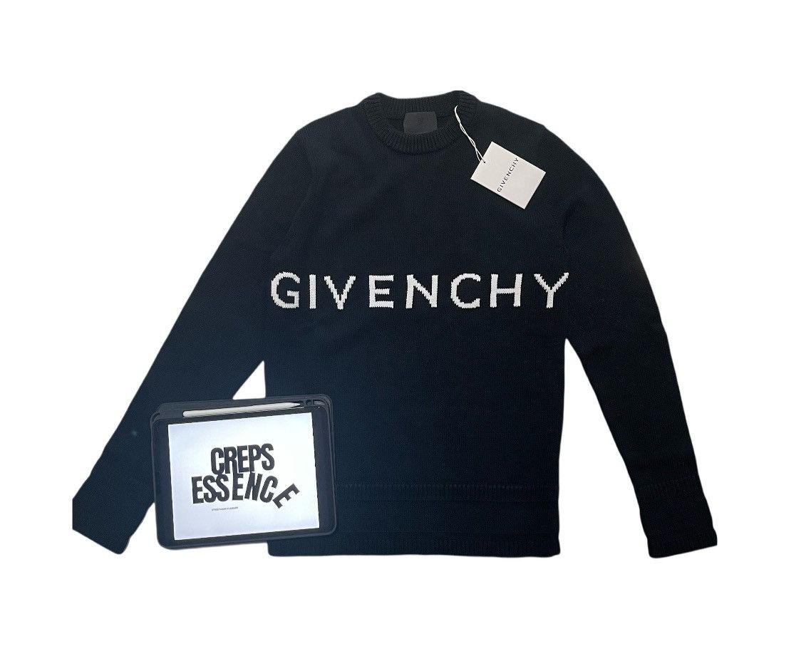 Image of Givenchy 4G Crew Neck Knitwear Black, Men's (Size XS)