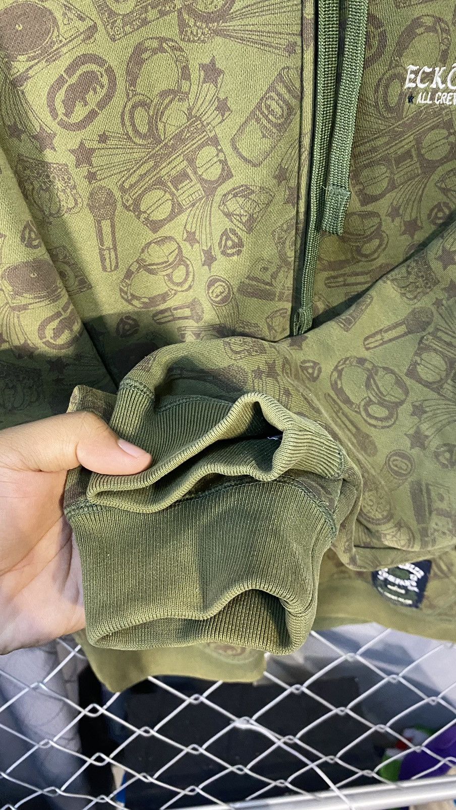 Ecko Unltd. VINTAGE y2k ECKO UNLTD HOODIE REVERSIBLE AOP MEDIUM Size US M / EU 48-50 / 2 - 10 Thumbnail