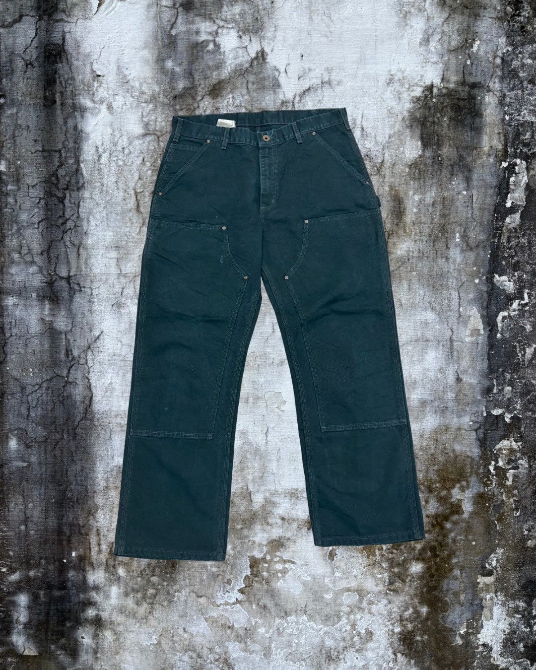 Carhartt Black Carhartt Double Knee Pants - EB136 BLK Size US 36 / EU 52 - 2 Thumbnail