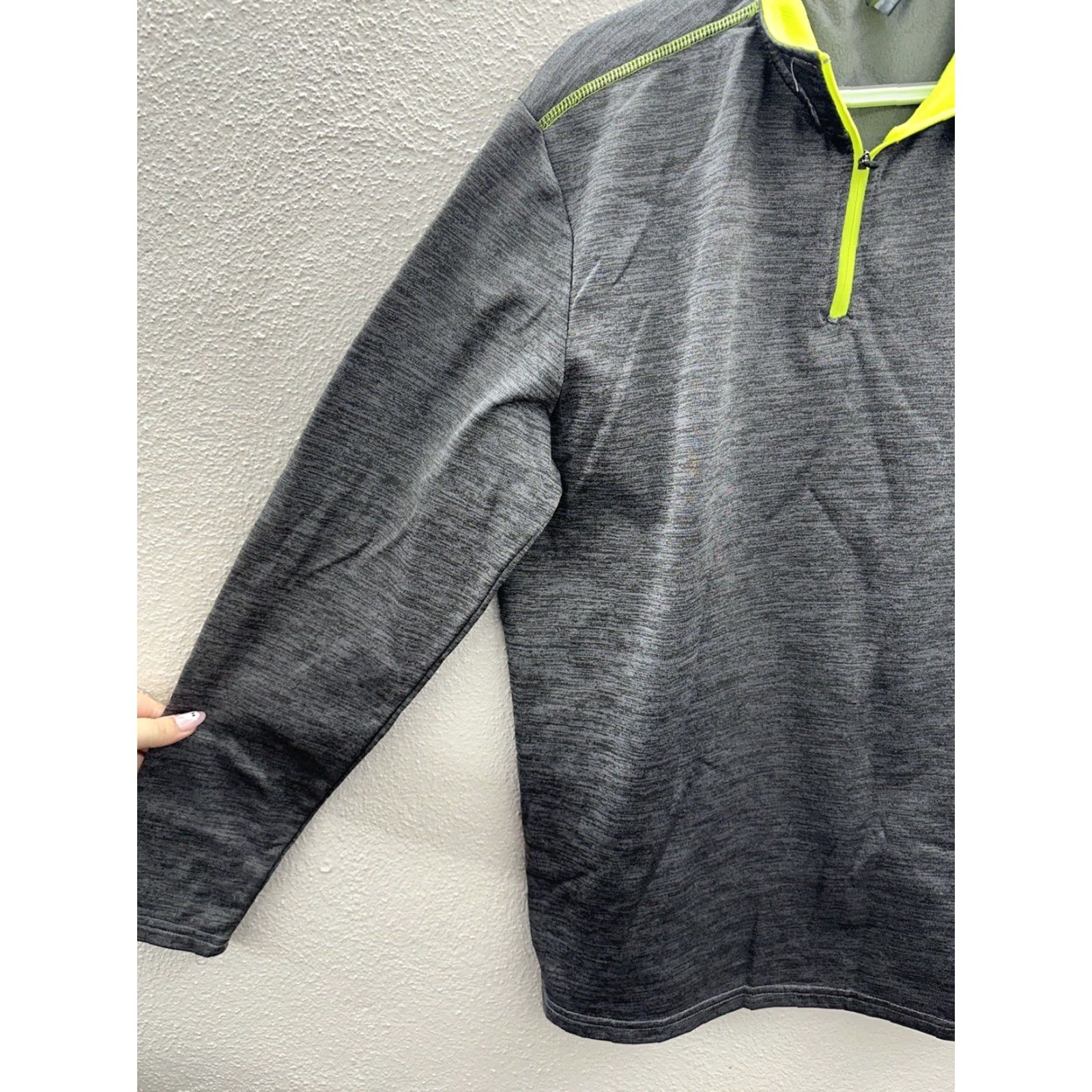 DC Comics DC Comics Batman Pullover Size Medium Gray Logo Long Sleeve Quarter Zip Mens Size US M / EU 48-50 / 2 - 2 Thumbnail