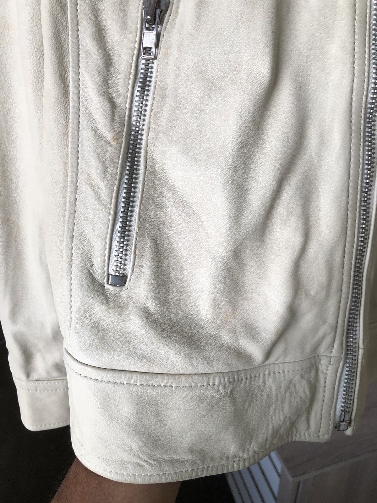 J.Lindeberg Vintage J. Lindebert Distressed Lamb Skin Leather Jacket Size US M / EU 48-50 / 2 - 17 Thumbnail