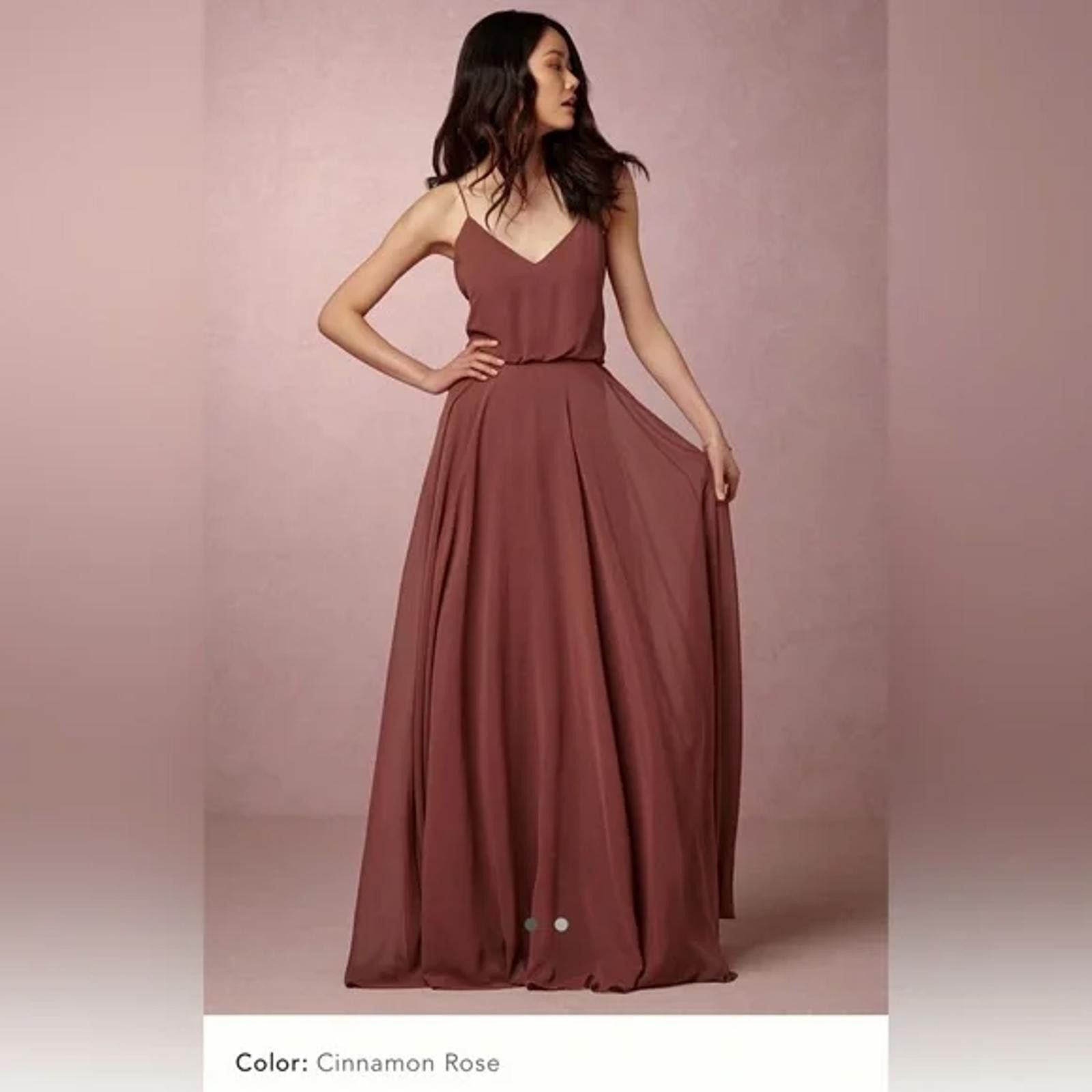 Designer Jenny Yoo "Inesse" Dress Size 10 - Excellent Condition Size L / US 10 / IT 46 - 4 Thumbnail