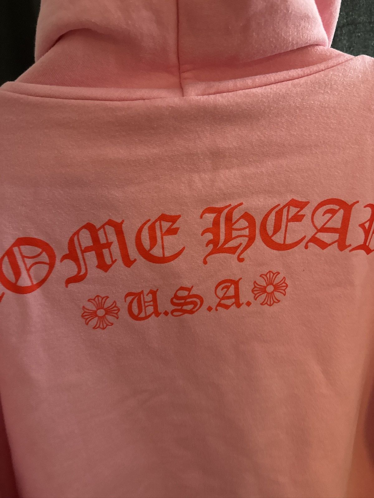 Chrome Hearts Chrome hearts script logo pink hoodie Size US S / EU 44-46 / 1 - 8 Thumbnail
