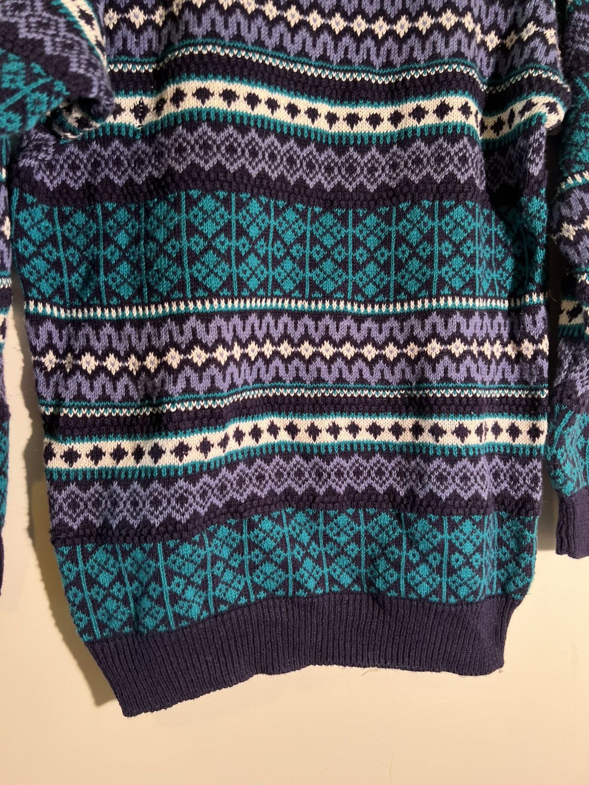 Vintage 90’s 2000’s Y2K Vintage Extra Retro Multi Pattern Sweater Size US S / EU 44-46 / 1 - 8 Thumbnail