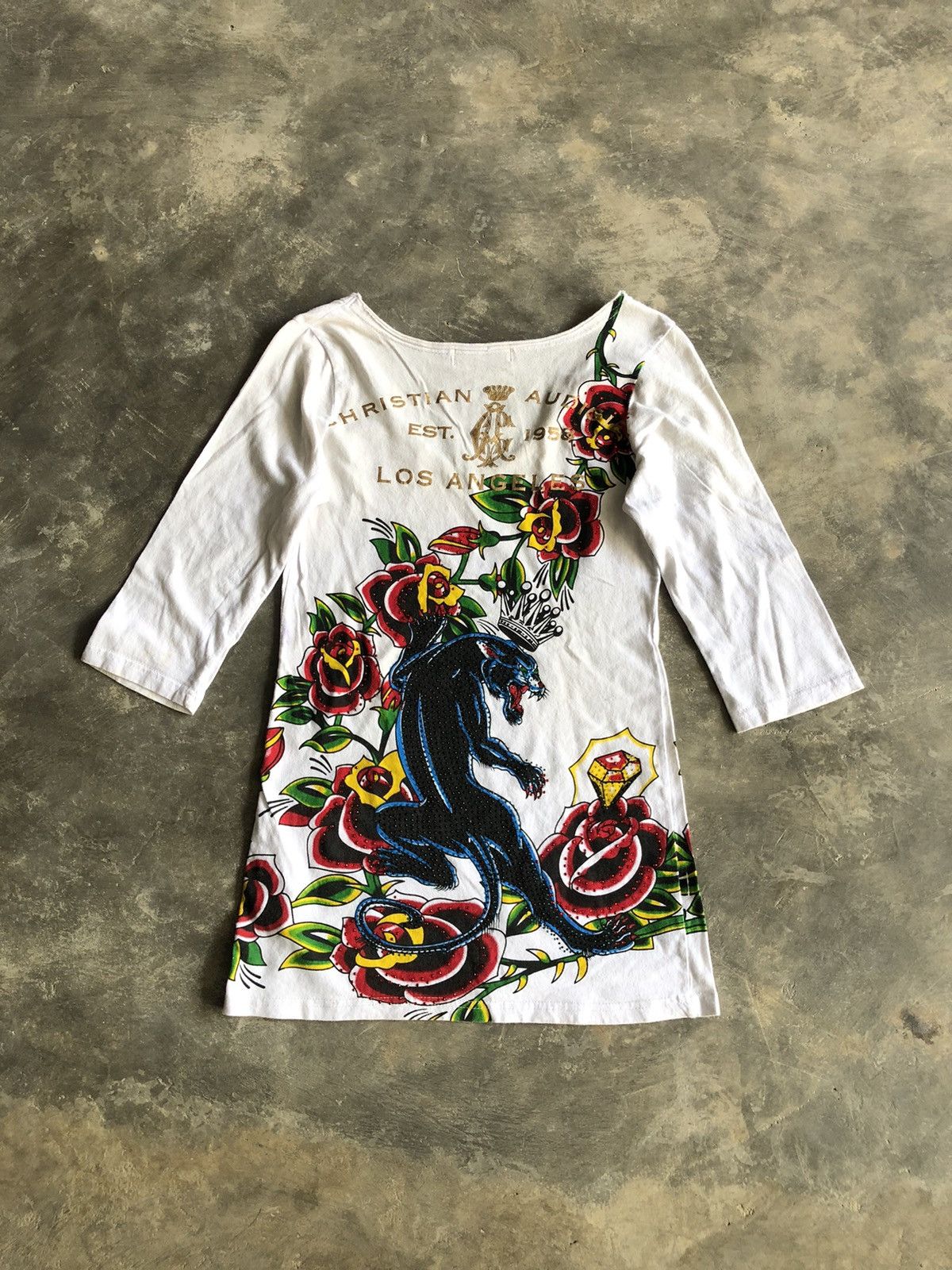 Christian Audigier × Ed Hardy Ed Hardy by Christian Audigier crazy vintage tee Size S / US 4 / IT 40 - 3 Thumbnail