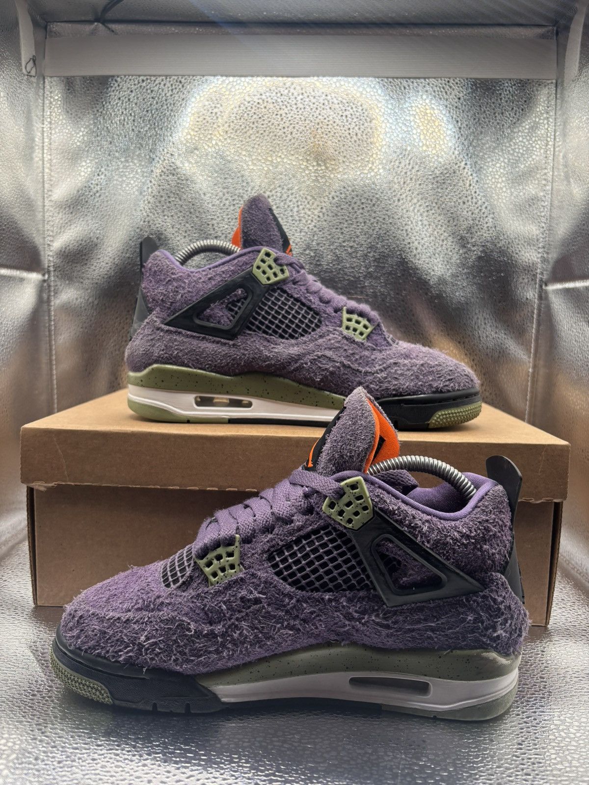 Jordan Brand Air Jordan 4 purple canyon Size US 6.5 / IT 36.5 - 5 Thumbnail
