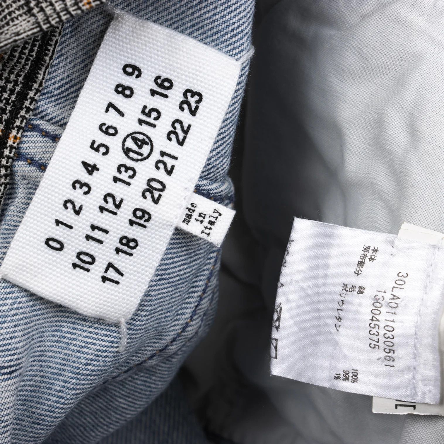 Maison Margiela Slim Reconstructed Denim Pants in Indigo Light Size US 30 / EU 46 - 16 Thumbnail