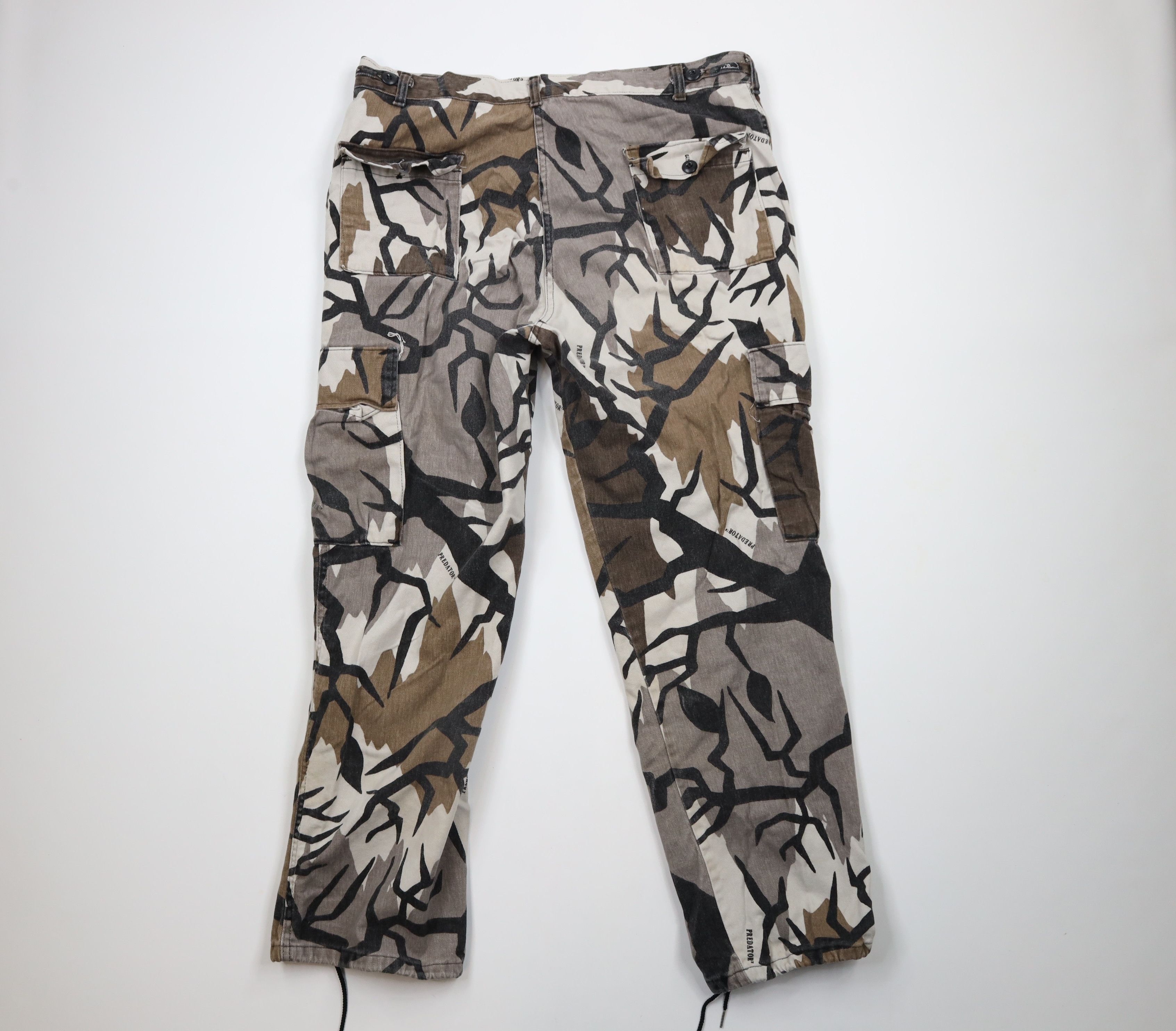 Vintage Vintage 90s Streetwear Camouflage Wide Leg Cargo Pants USA Size US 38 / EU 54 - 15 Thumbnail