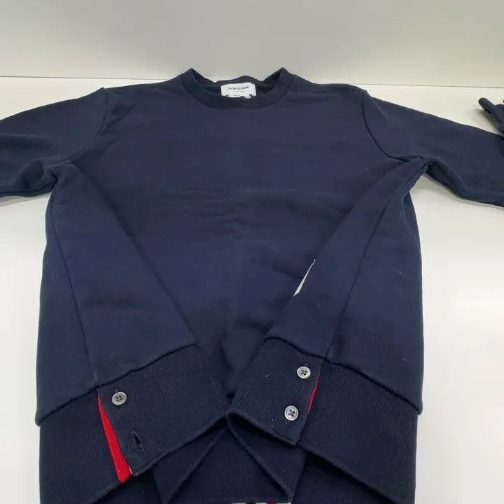 Thom Browne Thom Browne Ivy Boy Sweatshirt in Blue -2507 Size US S / EU 44-46 / 1 - 3 Thumbnail
