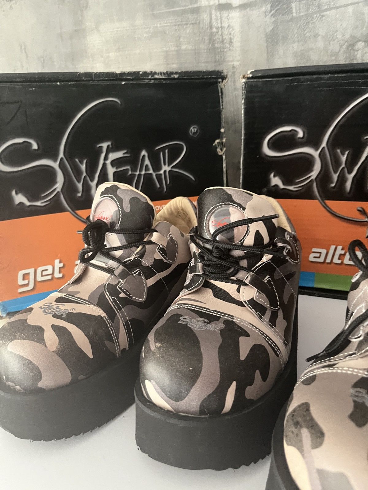 SWEAR London Swear alternative white camo Size US 10 / EU 43 - 2 Thumbnail