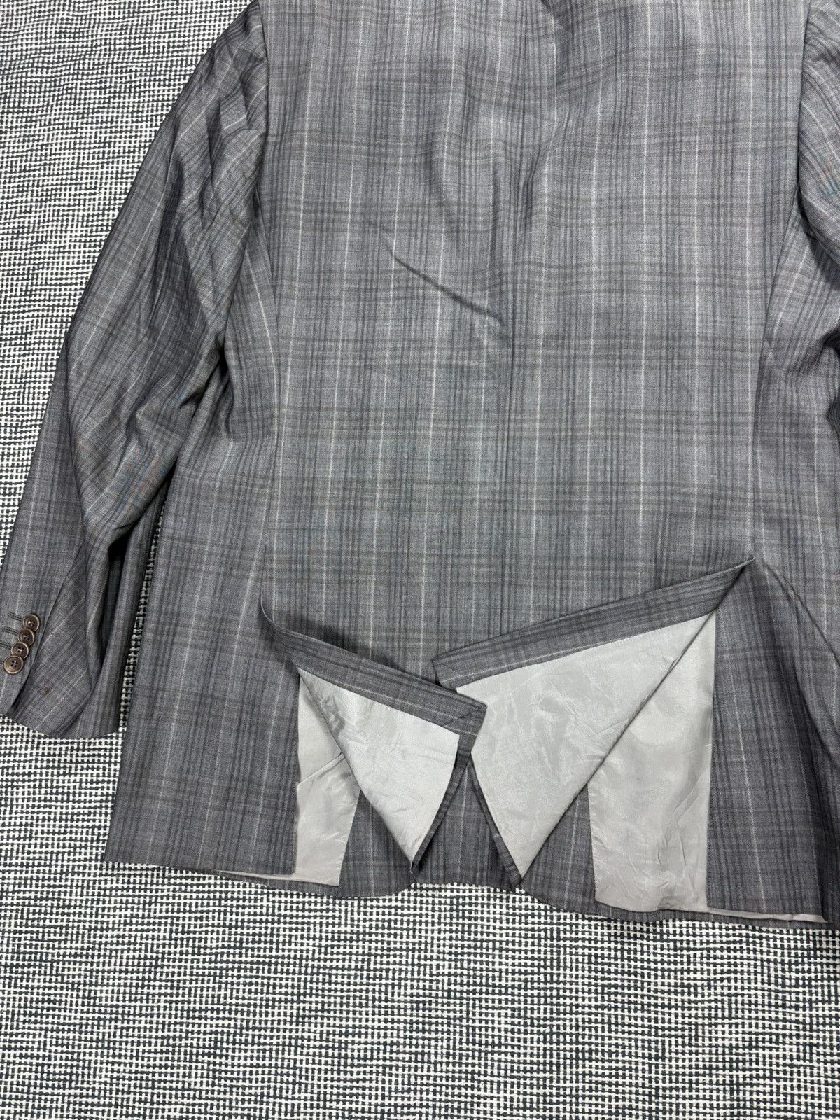 Pal Zileri Pal Zileri lab wool checkered suit set blazer jacket pants Size 44R - 13 Thumbnail