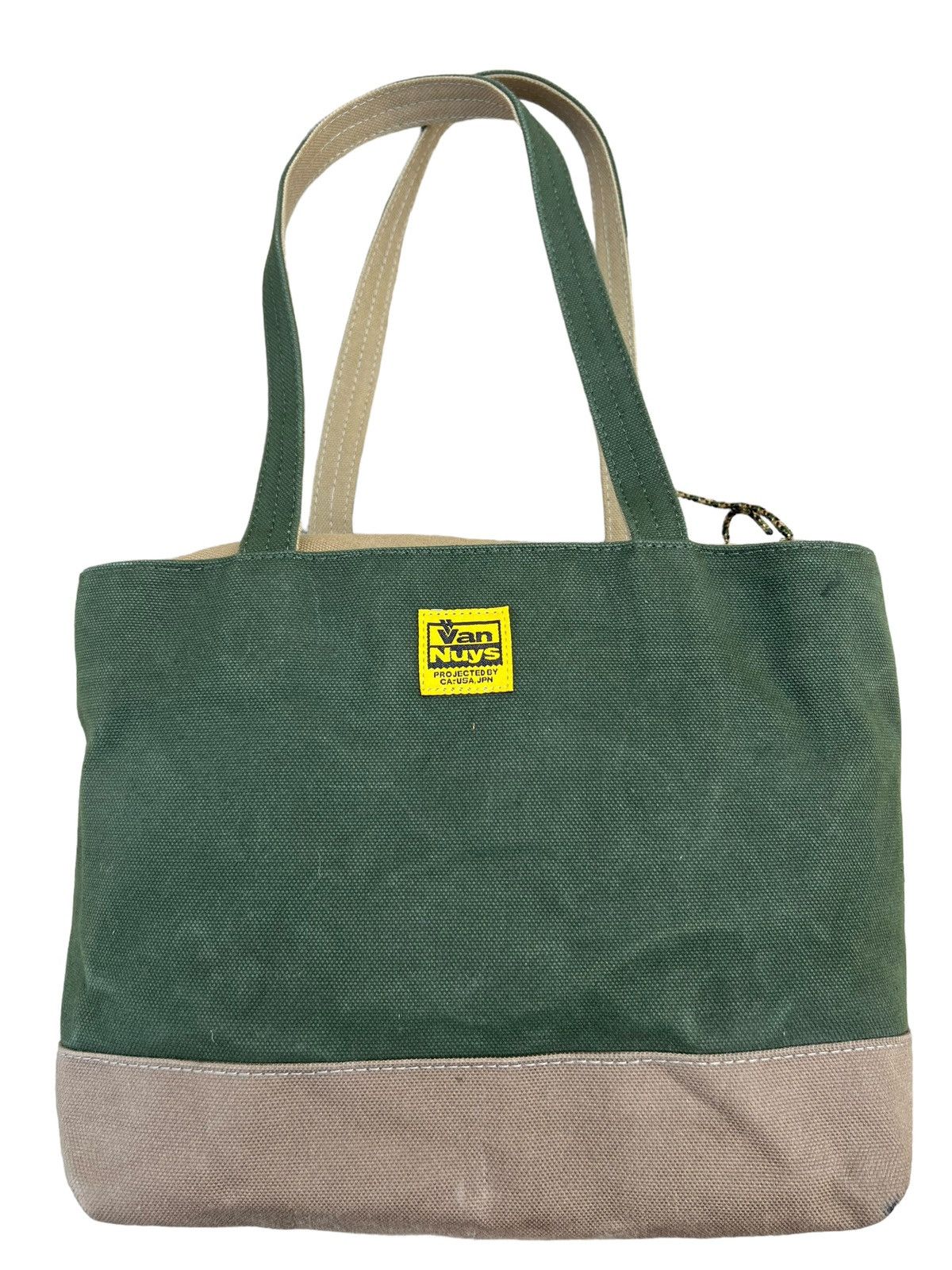 Vintage Van Nuys Japan Waxed Canvas Cotton Mini Tote Bag Size ONE SIZE - 1 Thumbnail