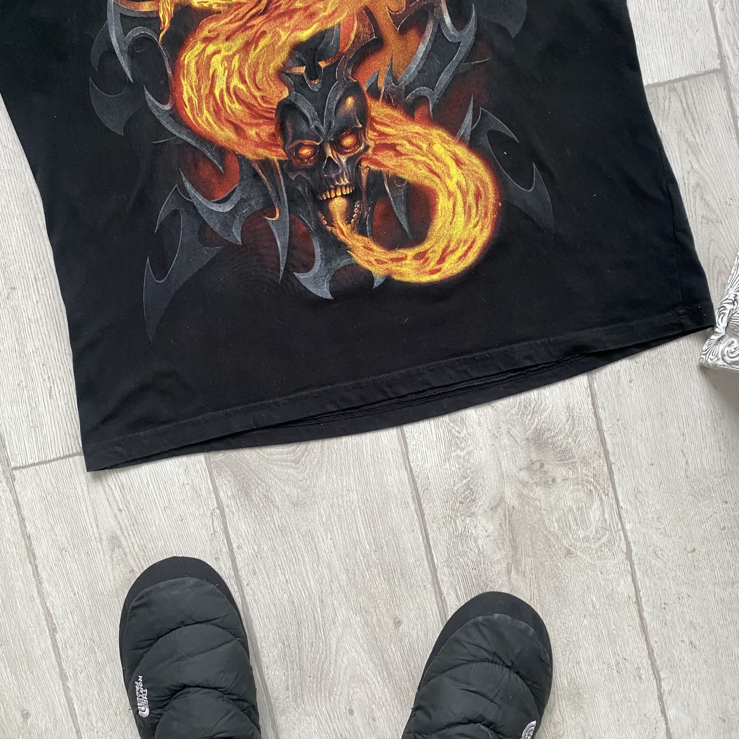 Band Tees 💀 Vintage Y2K Japan Dragon Skulls tee Rock Band tee Size US XXL / EU 58 / 5 - 2 Thumbnail