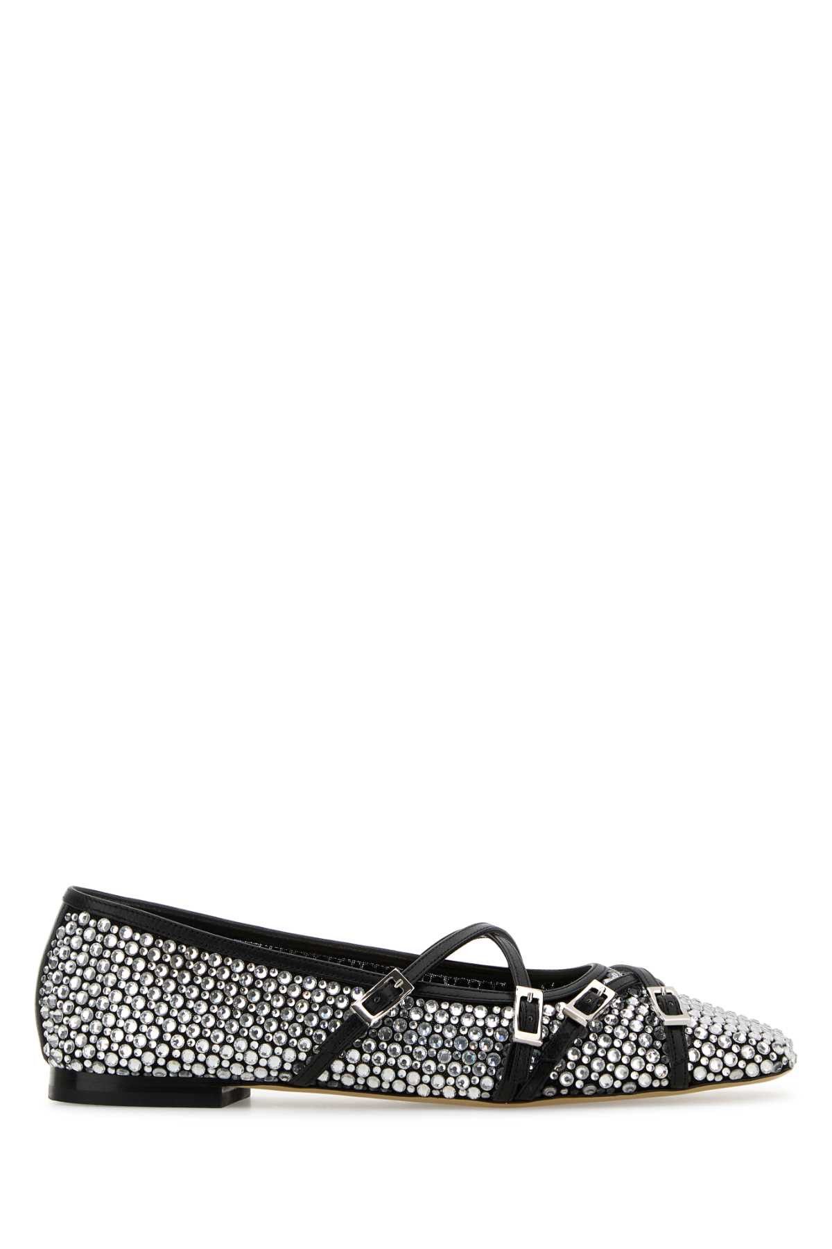 MACH & MACH Embellished Fabric Ballerinas Size US 6.5 / IT 36.5 - 1 Thumbnail