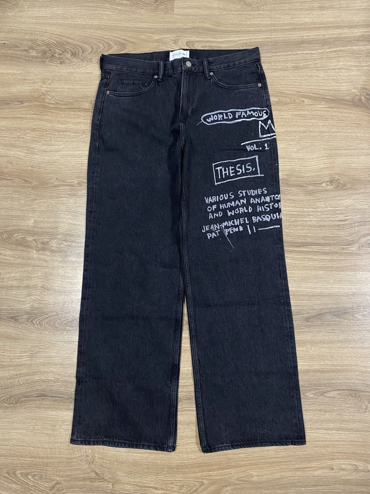Who Decides War H&M Ev Bravado Basquiat Relaxed Jeans W34L32