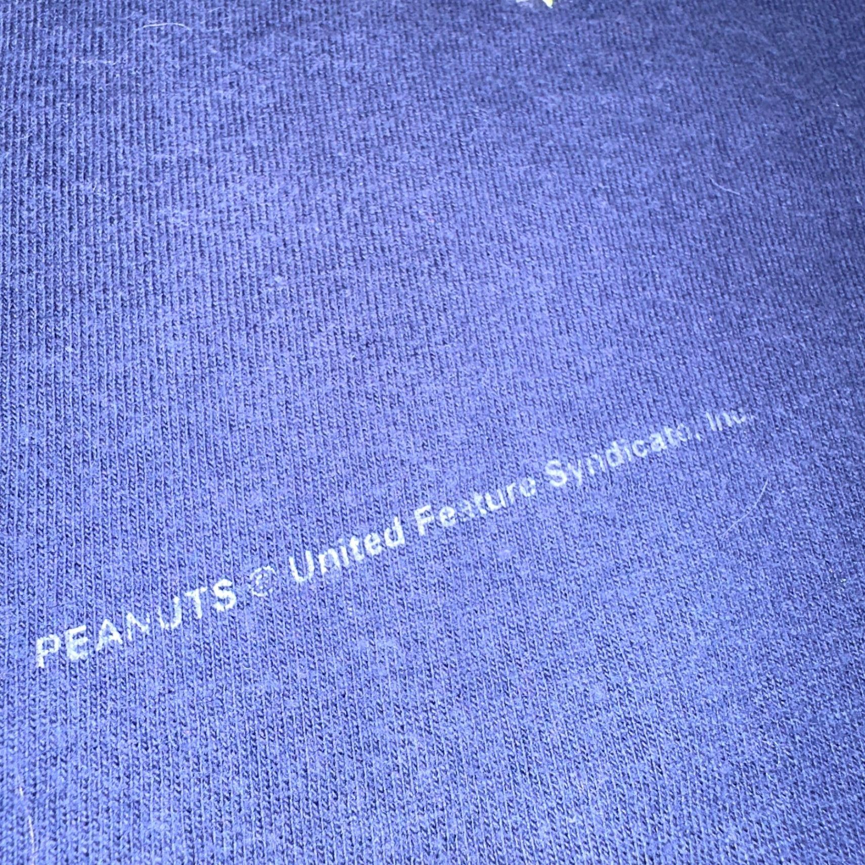 Fruit Of The Loom VINTAGE Snoopy 90s T-Shirt Navy XL Mens Fruit of the Loom Crew Neck Short Sleeve Graphic Print USA 4th of July Fireworks Dog Cute Size US XL / EU 56 / 4 - 3 Thumbnail