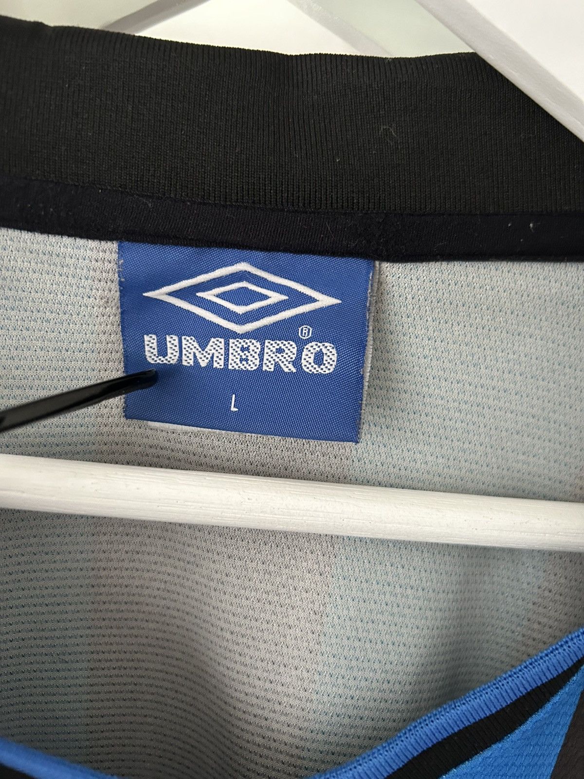 Umbro Inter Milan Home Jersey Umbro Pirelli Blue Black | Size L Size US L / EU 52-54 / 3 - 16 Thumbnail