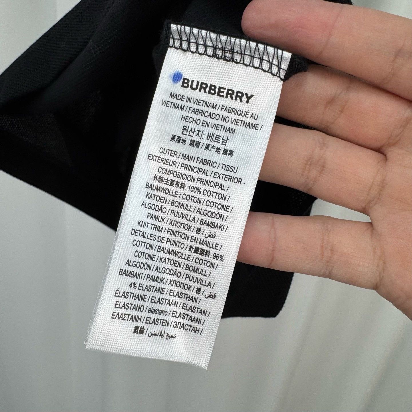 Burberry Burberry Embroidered Logo Polo Short Sleeve Size US XS / EU 42 / 0 - 6 Thumbnail