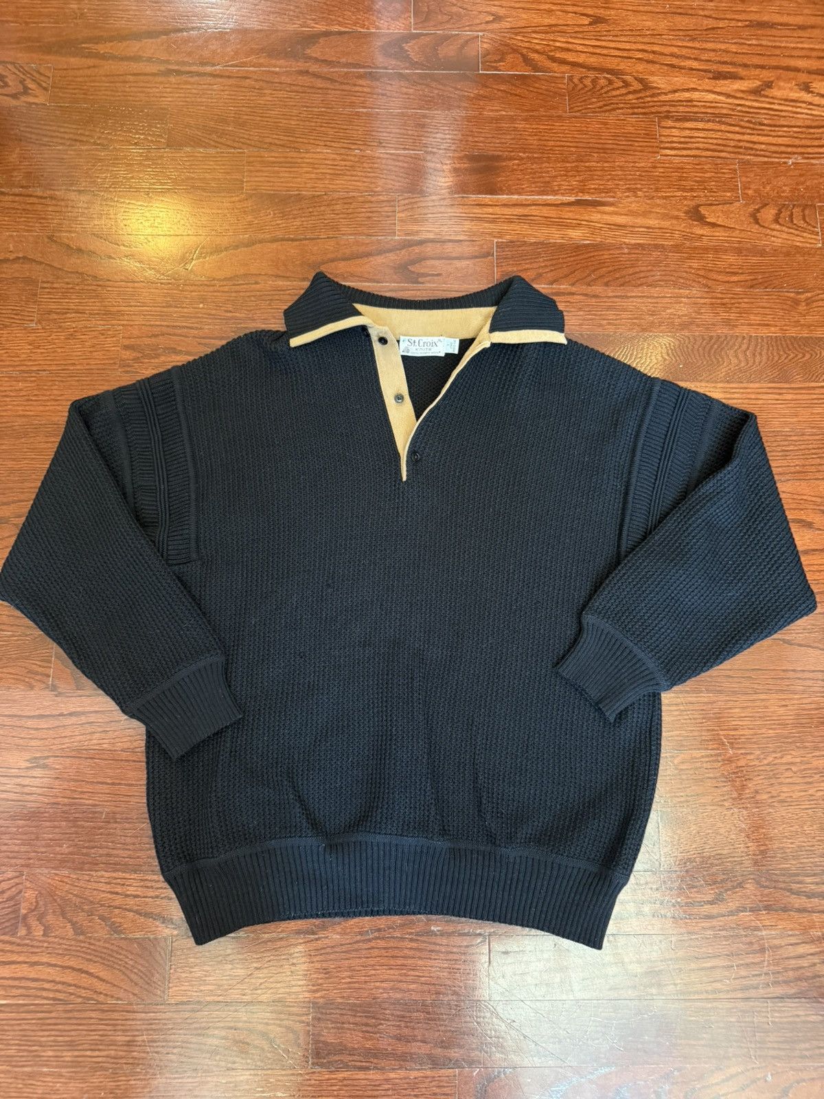 St. Croix St. Croix Men's 100% Zephyr Wool Sweater (L) Size US L / EU 52-54 / 3 - 1 Thumbnail