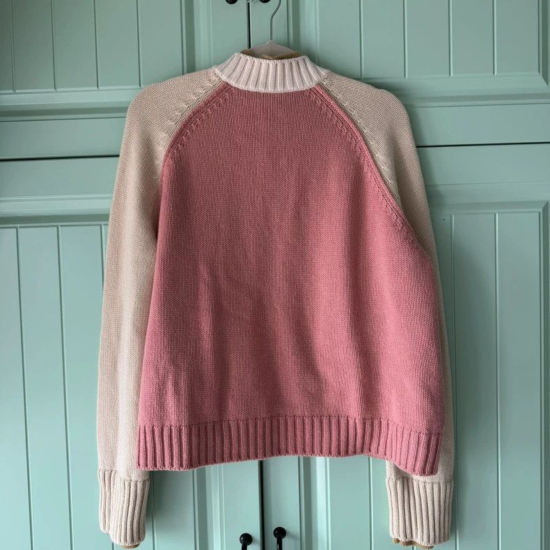 Loro Piana LORO PIANA size38 Cashmere patchwork zipper knit sweater Size M / US 6-8 / IT 42-44 - 2 Thumbnail