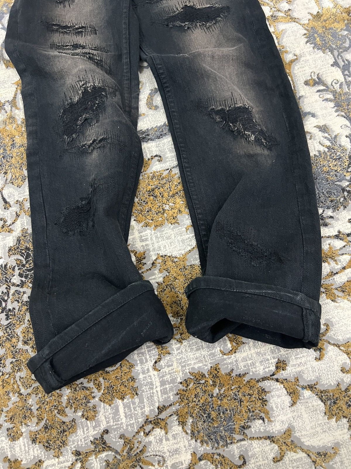 Tornado Mart TORNADO MART JAPANESE BRAND DISTRESSED DENIM Size US 33 - 17 Thumbnail