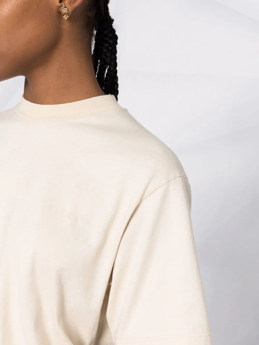 Off-White o1gr1nt0325 Palace Arrow Reg T-Shirt in Beige Size M / US 6-8 / IT 42-44 - 2 Thumbnail