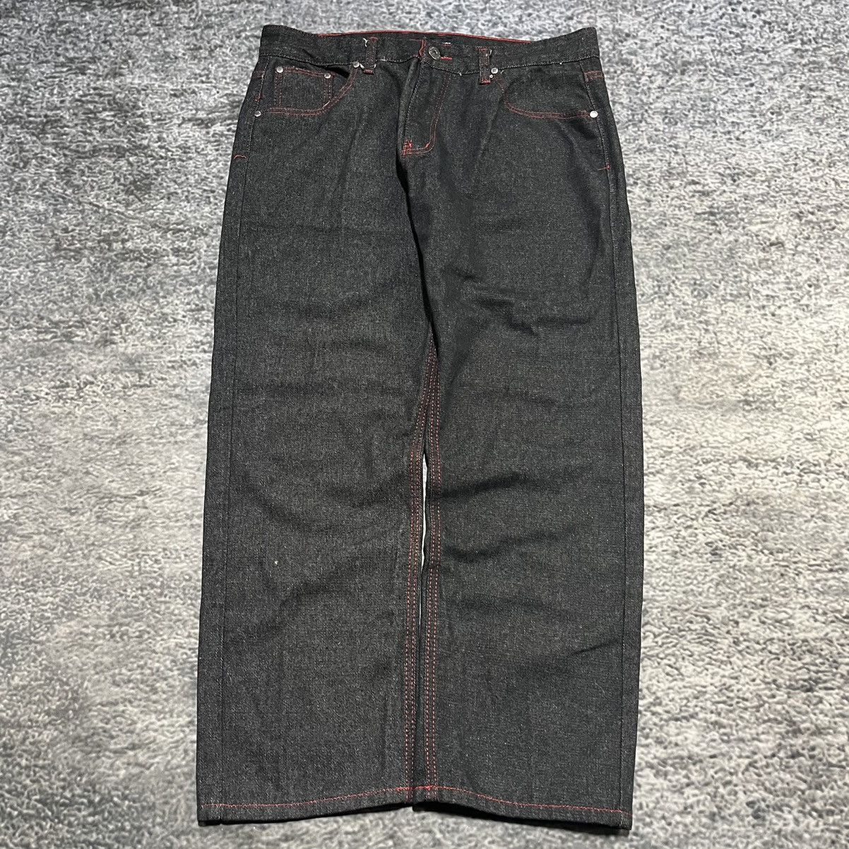 Vintage VINTAGE Y2K DENIM CULTURE BAGGY EMBROIDERED GRUNGE JEANS Size US 34 / EU 50 - 2 Thumbnail