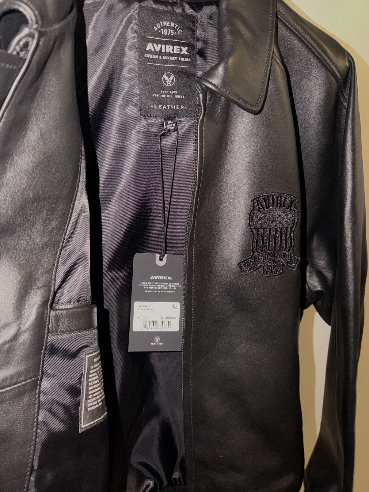 Avirex Avirex leather jacket Size US XL / EU 56 / 4 - 3 Thumbnail