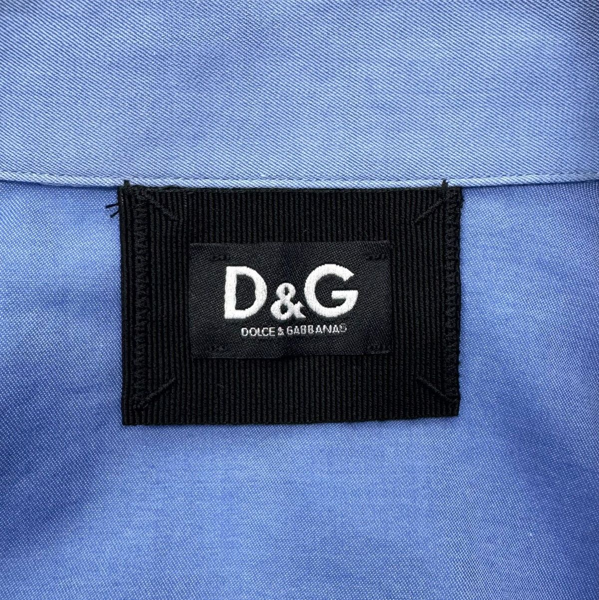 Dolce & Gabbana Dolce & Gabbana Blue Blouse Shirt Button Up Ruffled size 40 Size S / US 4 / IT 40 - 11 Thumbnail
