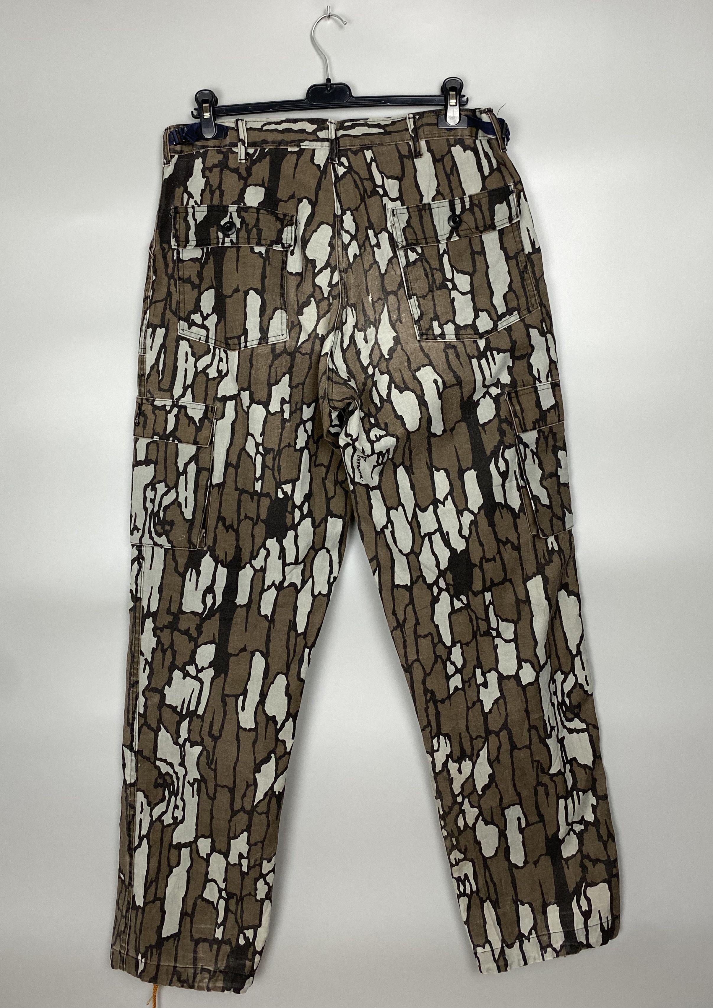Japanese Brand Vintage 80s Gung Ho TreBark Camo Cargo Pants Talon Zip Size US 34 / EU 50 - 8 Thumbnail