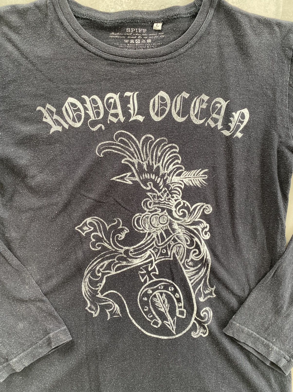 Japanese Brand VINTAGE SPIFF ROYAL OCEAN TEE Size US L / EU 52-54 / 3 - 2 Thumbnail