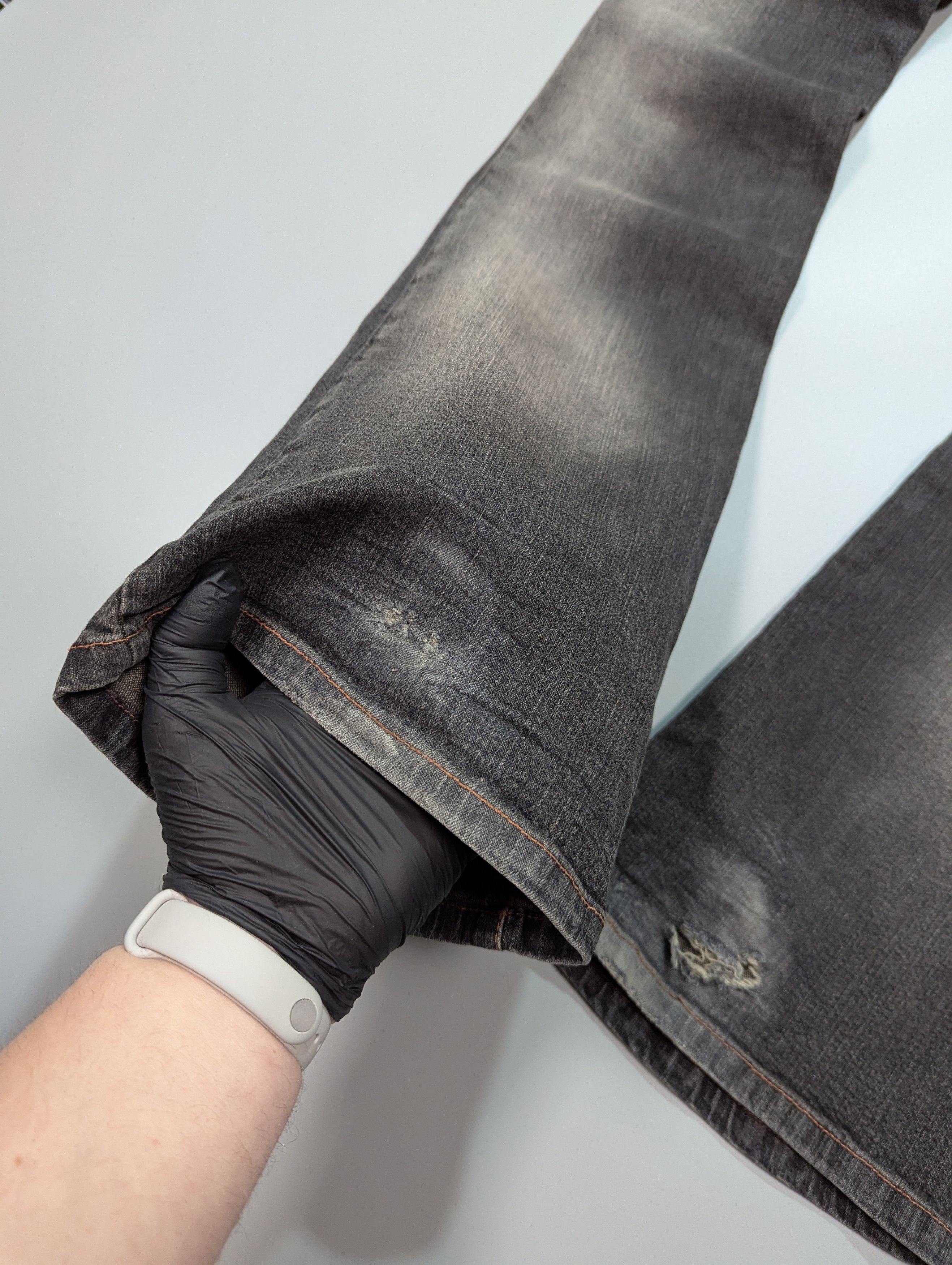 Miss Sixty × Vintage MISS SIXTY Style TOMMY VTG Women's Distressed Flared Jeans Size 29" - 10 Thumbnail