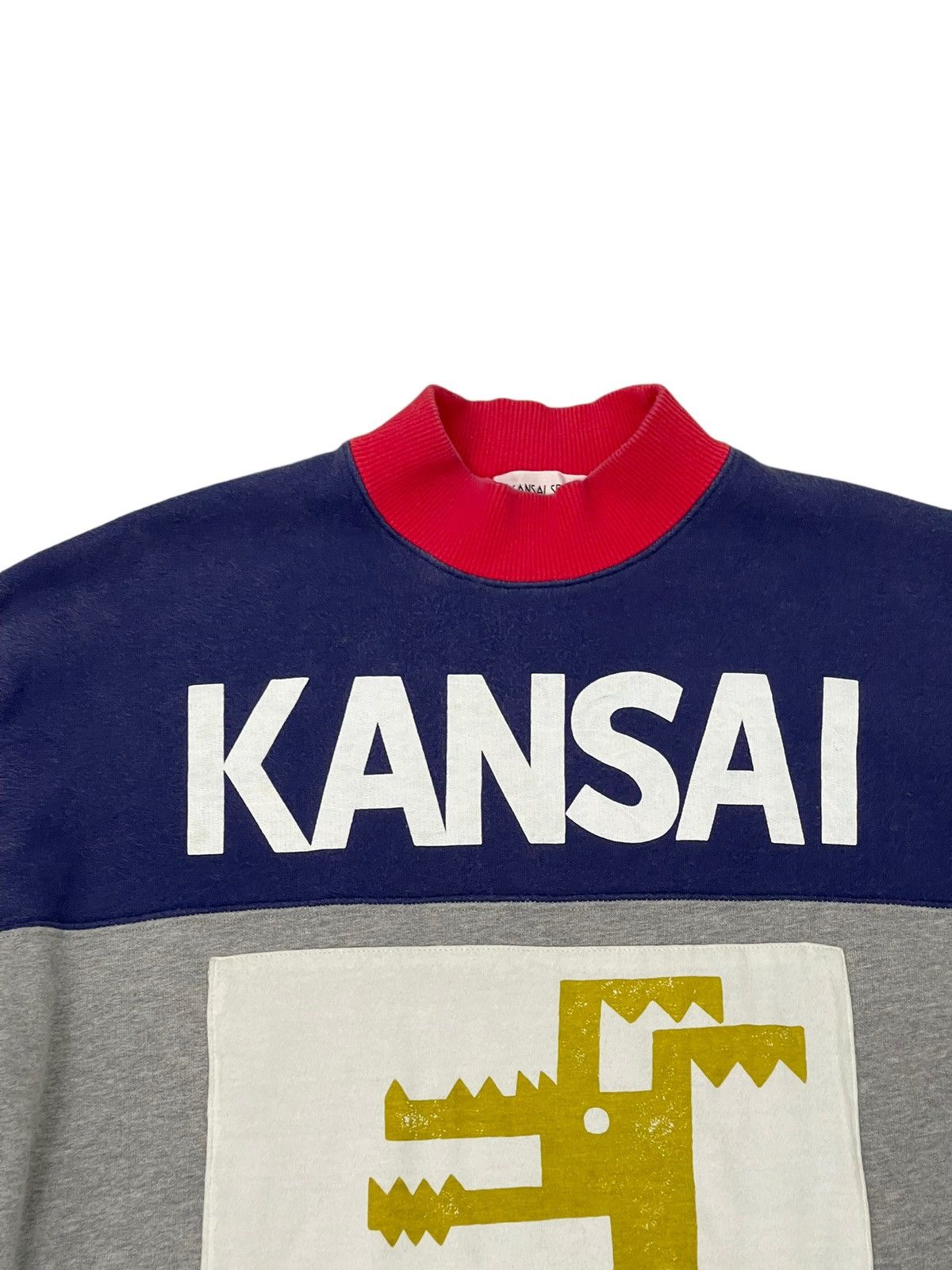 Japanese Brand Vtg Kansai Dragon Crewneck Sweatshirt Multicolour 5🟩5 Size US M / EU 48-50 / 2 - 7 Thumbnail