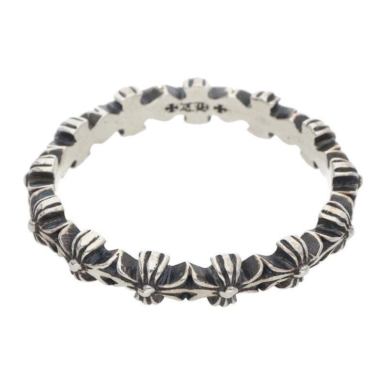 【Chrome Hearts】RING TNY E CH PL S Chrome Hearts Tiny E CH PLS Triple Band Ring | Grailed