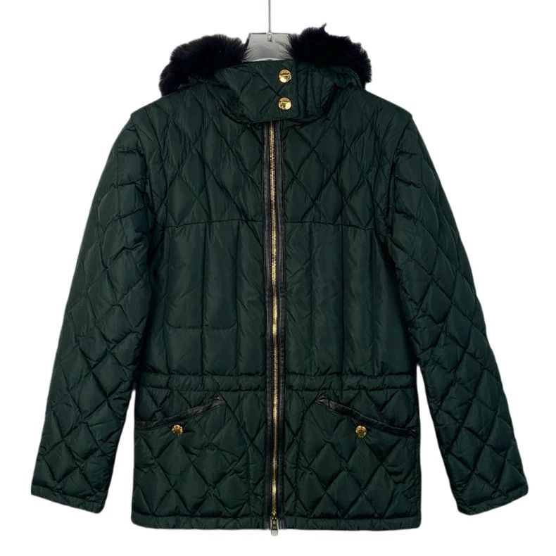 Louis Vuitton Louis Vuitton Green Quilted Hooded Down Coat Size US XS / EU 42 / 0 - 1 Thumbnail