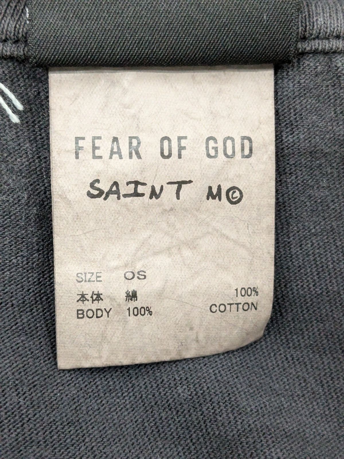Fear of God × Saint Michael ©SAINT Mxxxxxx x FOG Michael Jerry Lorenzo LS SS TEE Size US XL / EU 56 / 4 - 8 Thumbnail