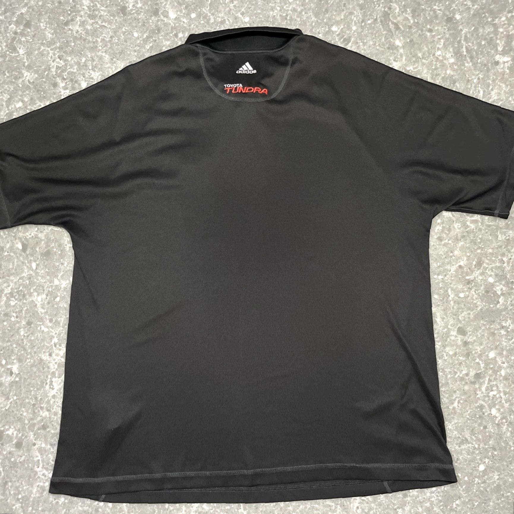 Adidas VINTAGE Adidas Nascar Shirt Mens XL Black Polo Toyota Tundra Bill Davis Racing Collared Short Sleeve Button Size US XL / EU 56 / 4 - 6 Thumbnail