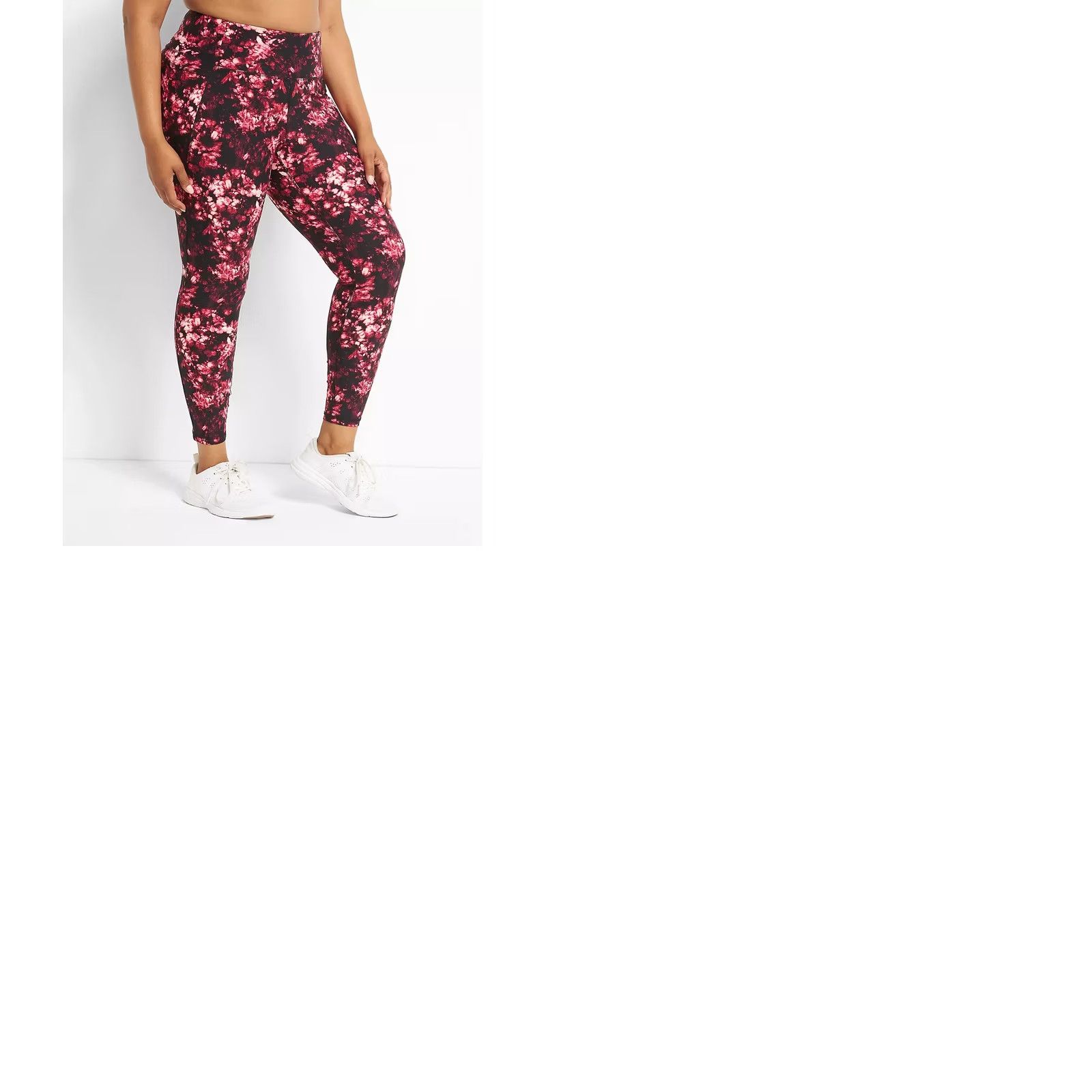 Vintage LIVI Active High-Rise Wicking Shibori Legging 38/40 Red Women Plus XS-Plus? 38/40 Size 26" / US 2 / IT 38 - 9 Thumbnail
