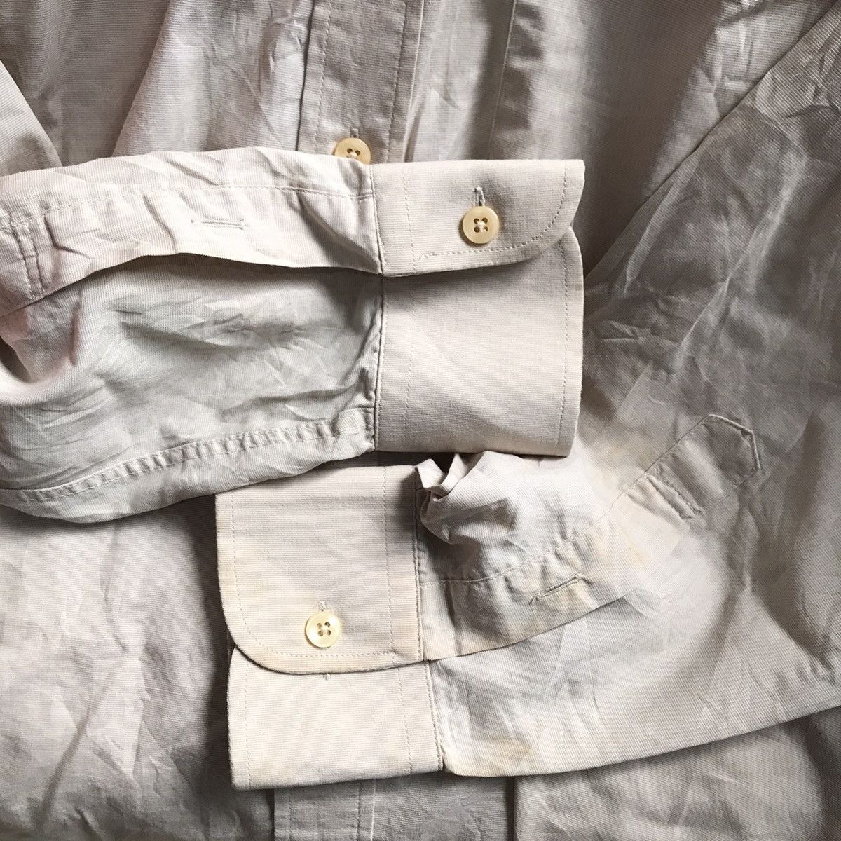 Aquascutum × Designer Vintage Aquascutum Of London Solid ButtoShirt Made In Japan Size US L / EU 52-54 / 3 - 7 Thumbnail