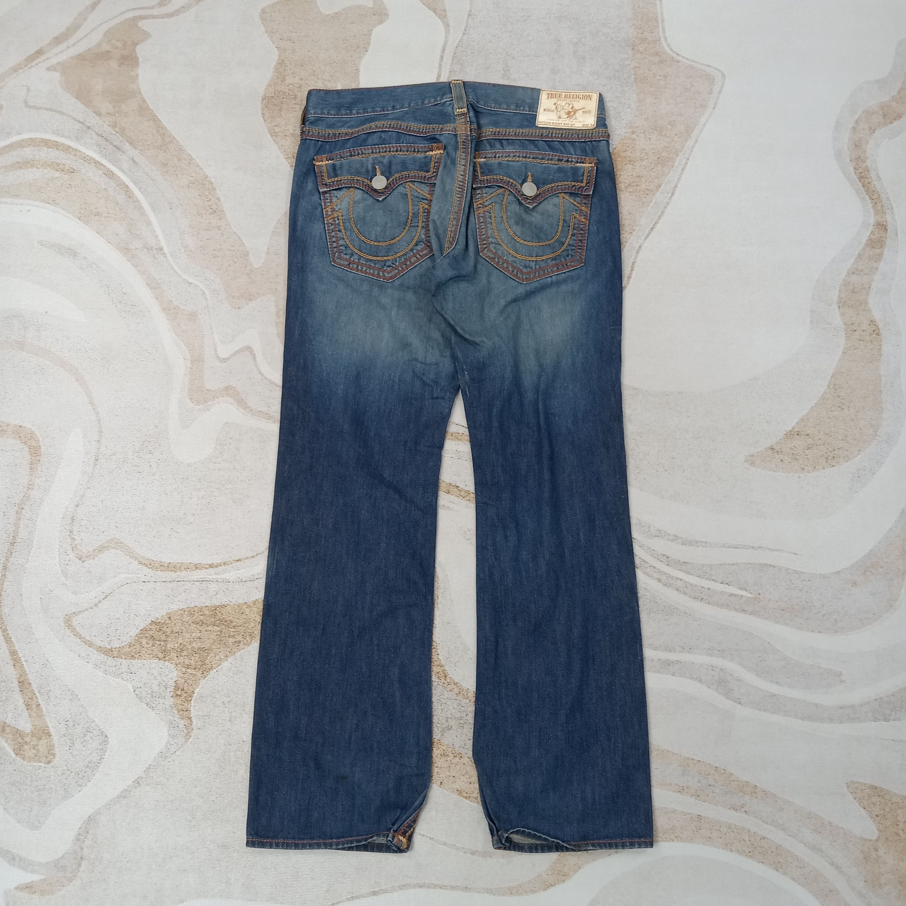 True Religion True Religion American Denim Jeans C258N5 Size US 37 - 1 Thumbnail