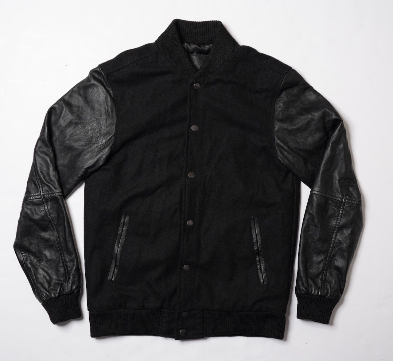 Other Leather Sleeve Varsity Jacket Size US XS / EU 42 / 0 - 1 Thumbnail