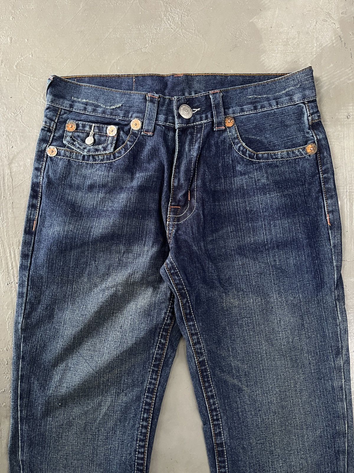 True Religion True Religion Joey Super Flare Embroidered Japanese Motive Size US 33 - 8 Thumbnail
