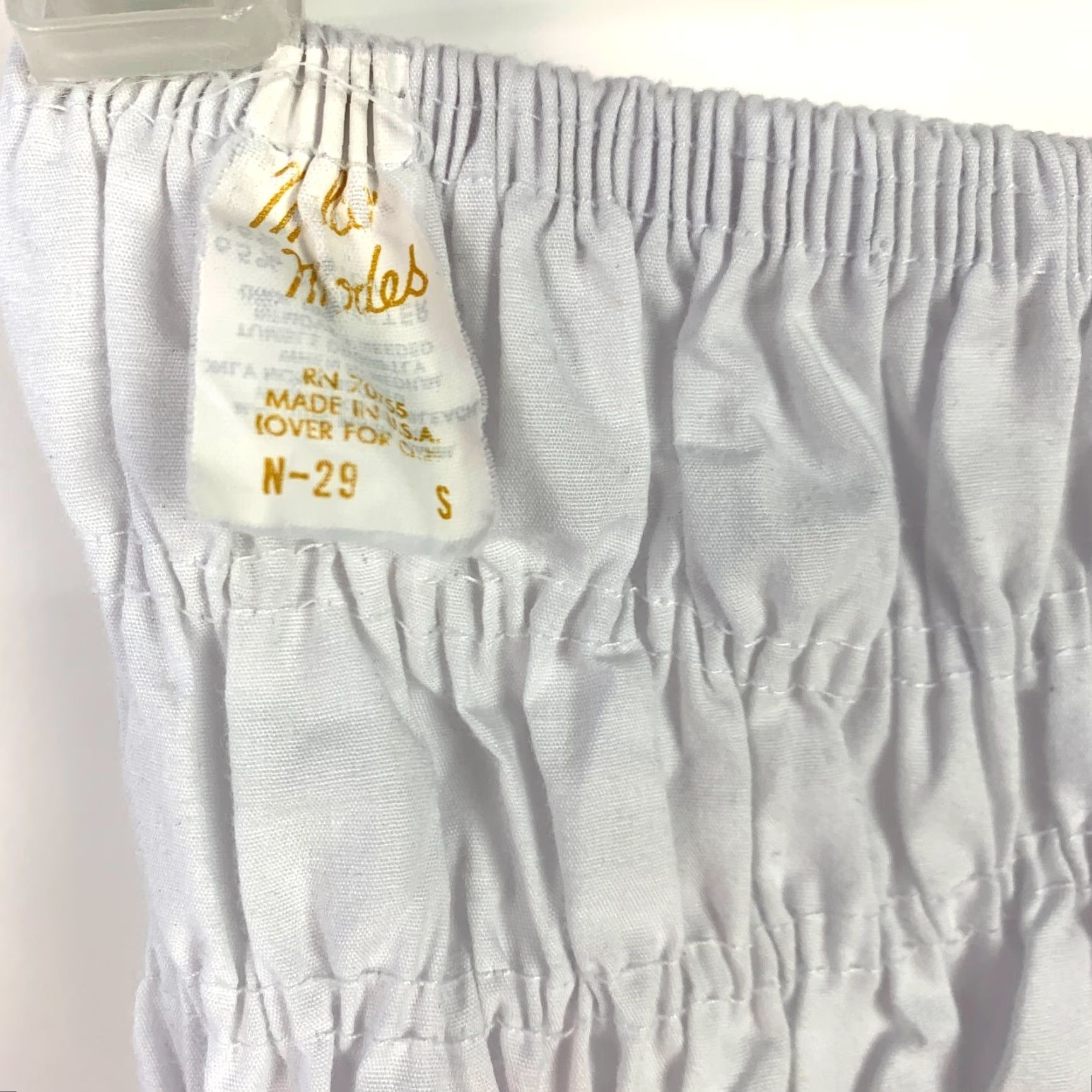 Vintage VINTAGE Malco Modes Pettipants Small White Cotton Blend 1980s Prairie Ethnic/Peasant Look Womens Mens Girls Size 28" / US 6 / IT 42 - 8 Thumbnail