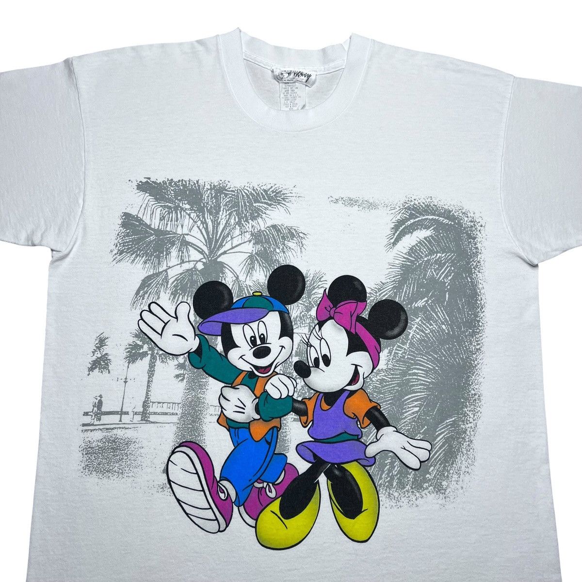 Disney Vtg 1990s Mickey By Jerry Leign Walt Disney Company T-Shirt Size US XL / EU 56 / 4 - 5 Thumbnail
