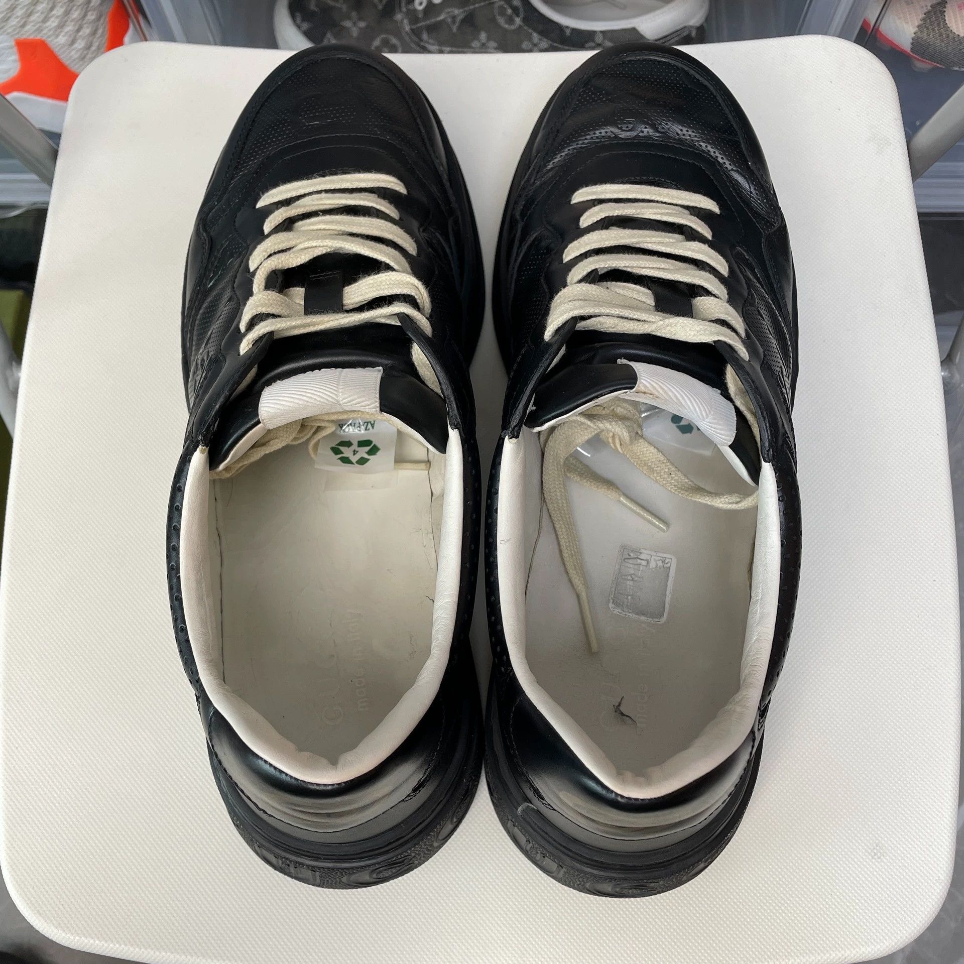 Gucci GUCCI Chunky Black Sneaker 46.5 OG Box Size US 13 / EU 46 - 4 Thumbnail