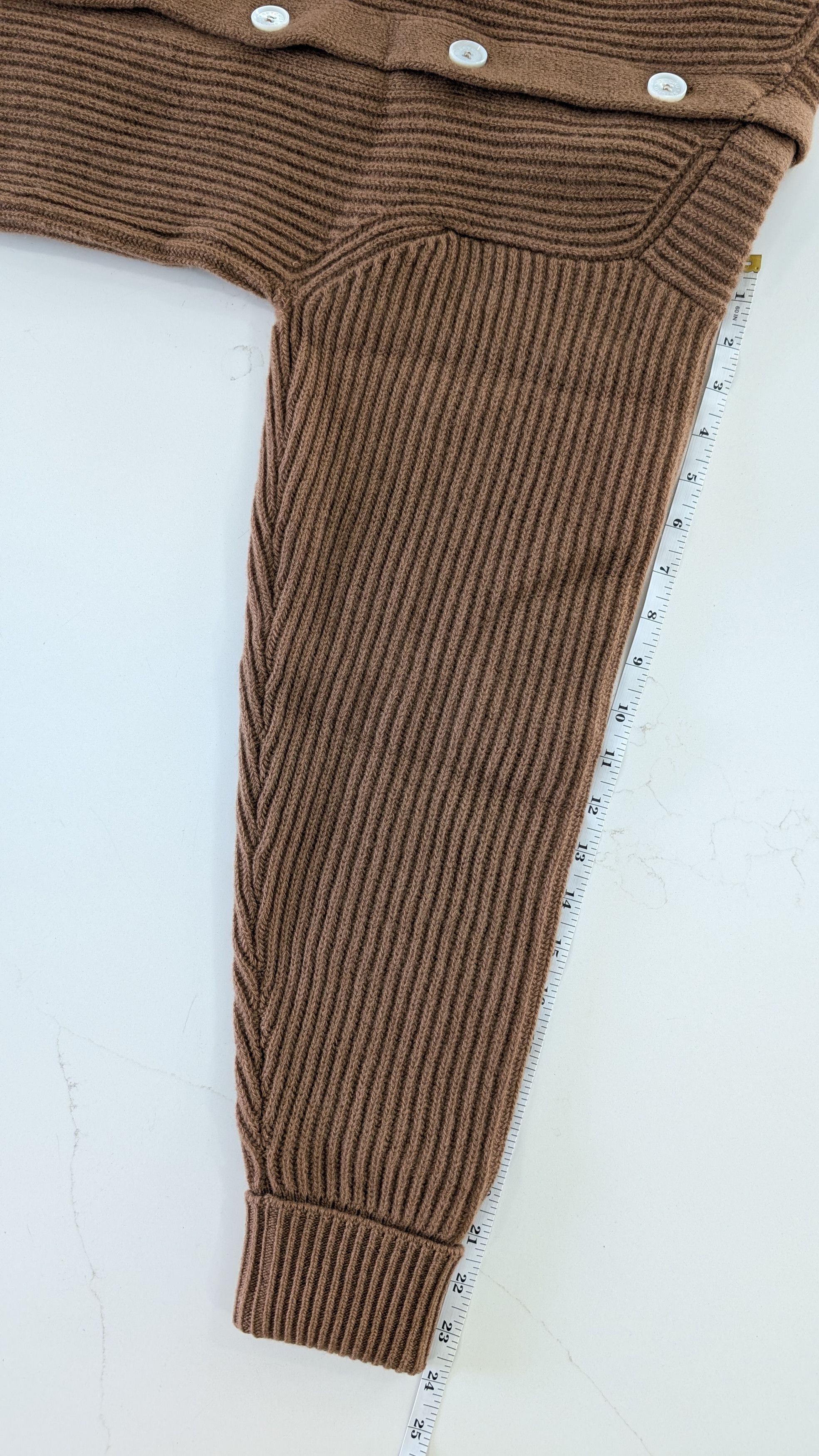 Other Setchu Wool Cashmere Button Cardigan Beige Brown Size 3 L/XL Size US L / EU 52-54 / 3 - 12 Thumbnail