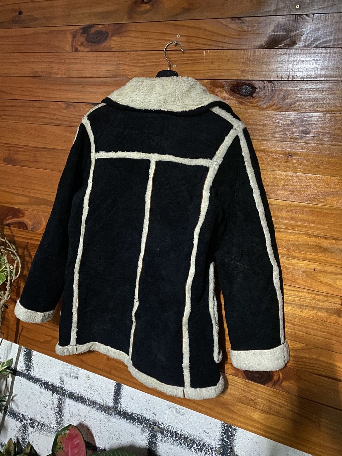 Yoshiyuki Konishi Vintage Ficce Yoshiyuki Konishi Faux Shearling Panel Coat Size M / US 6-8 / IT 42-44 - 10 Thumbnail