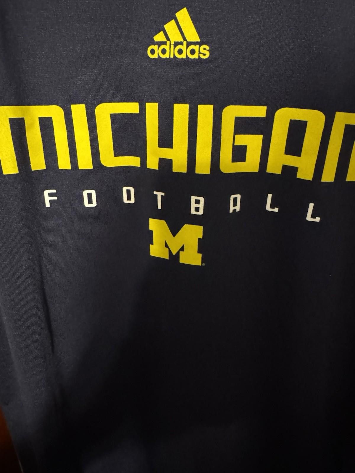 Adidas Michigan Wolverines Adidas Climacool T-shirt Men Size L Blue Size US L / EU 52-54 / 3 - 4 Thumbnail