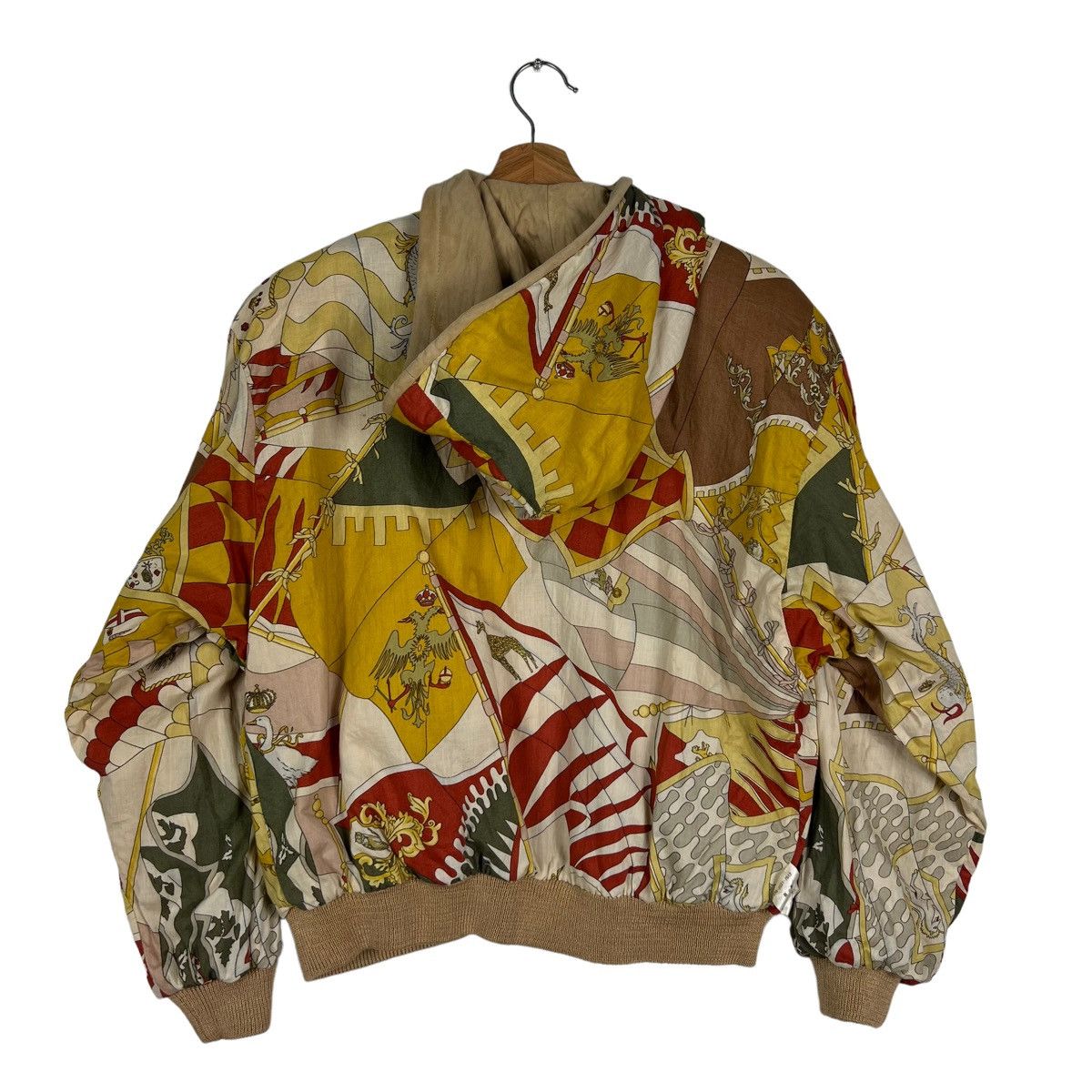 Gucci VINTAGE DEER LEATHER BOMBER JACKET GUCCI RARE LINING DESIGN Size M / US 6-8 / IT 42-44 - 21 Thumbnail