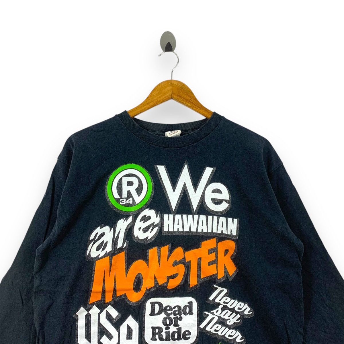 Other REAL B VOICE Surf Hawaiian Monster Waterman Tee Shirt Top Size US XL / EU 56 / 4 - 2 Thumbnail